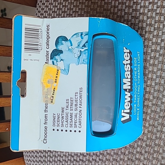 Vintage 3-D View-Master 1982 1 Demo Reel Blue Pick Up Look New in Package - Picture 1 of 3